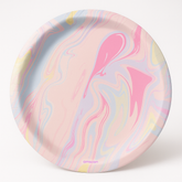 Elegant Marble Design 10" Round Paper Plates